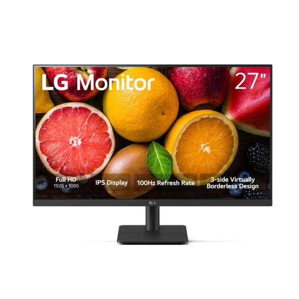 شاشة IPS Full HD 100Hz Borderless LG Monitor 27MS500