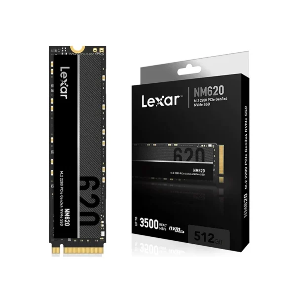 Lexar NM620 M.2 512GB NVMe SSD 3500MB/s