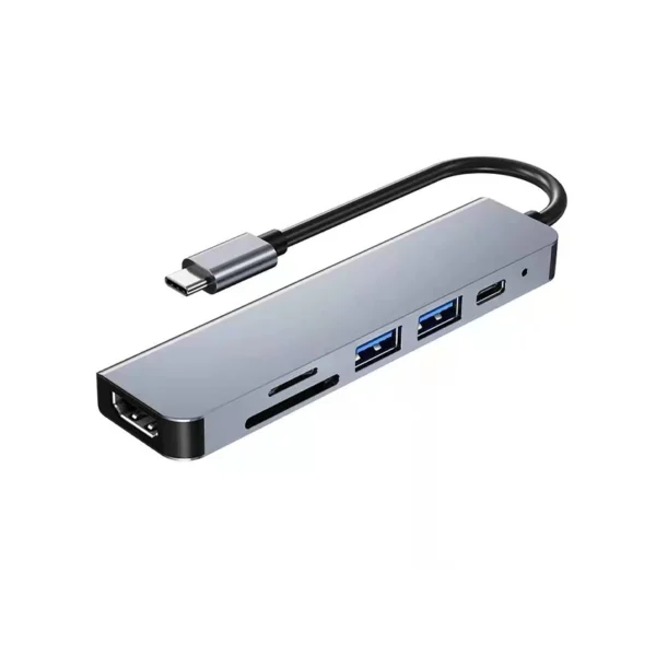 وصلة تحويلة Type-c to HDTV 6 in 1