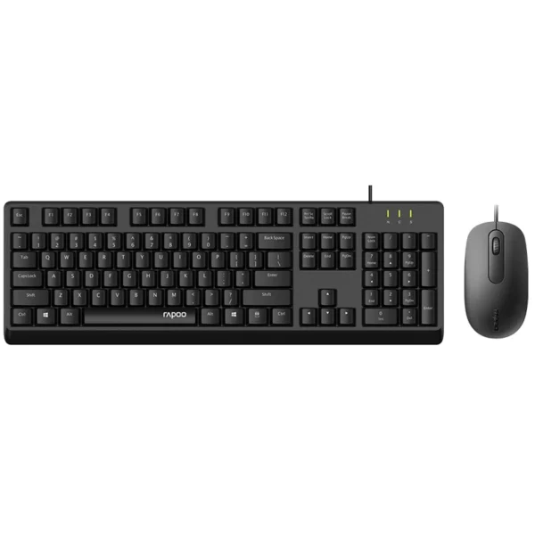 ماوس & كيبورد Rapoo X130 PRO Wired Optical Combo Kit Keyboard & Mouse