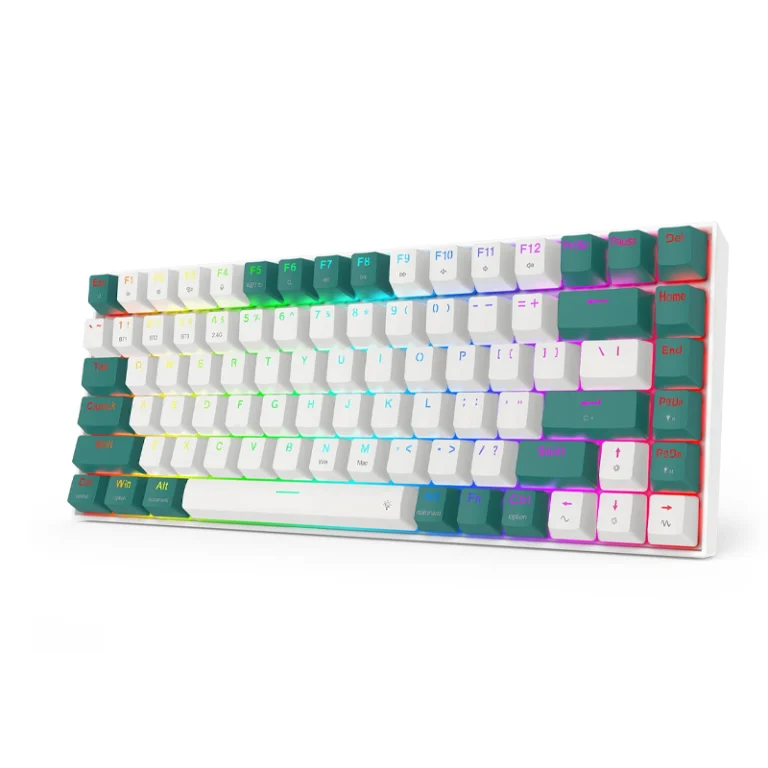كيبورد ميكانيكي كيمنك لاسلكي Redragon SINGED PRO K678WG-RGB-PRO 75%