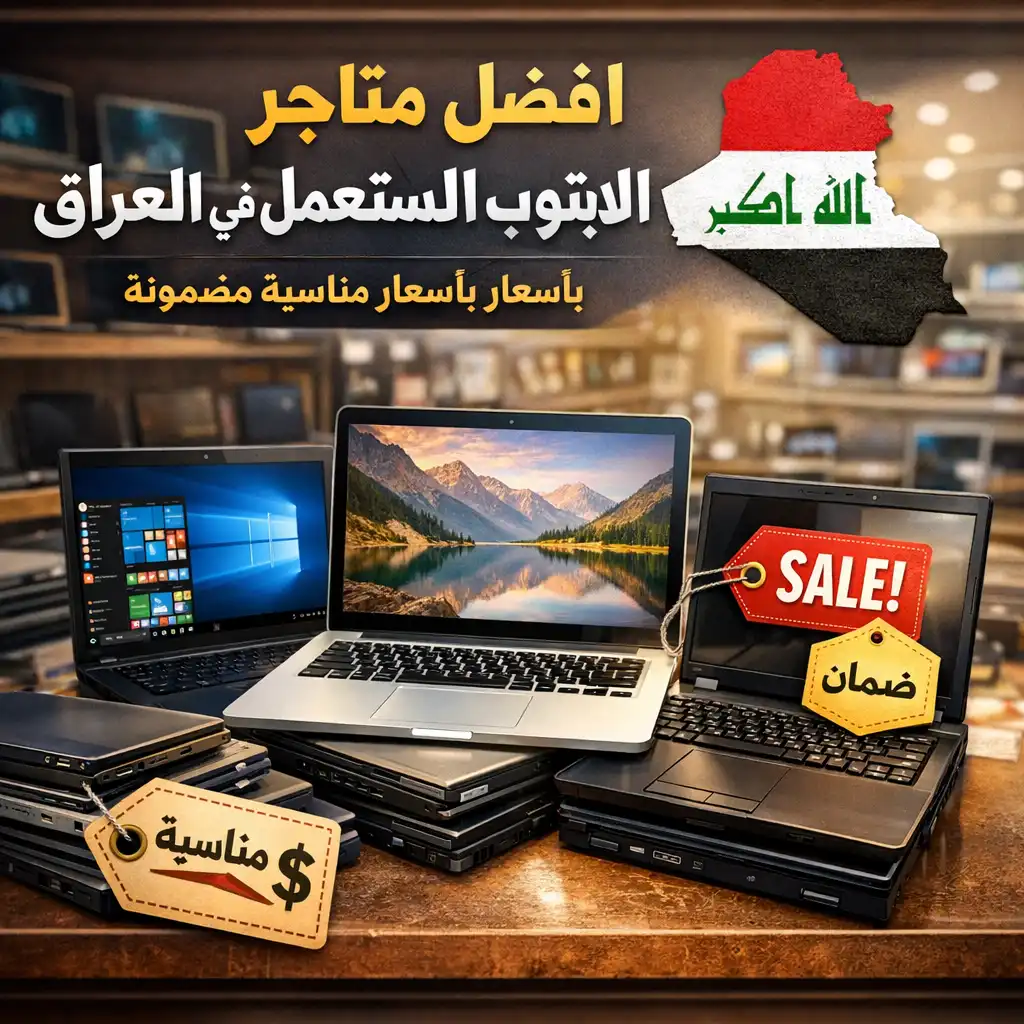 أفضل متاجر الابتوب المستعمل في العراق تقدم أجهزة بأسعار مناسبة مع ضم