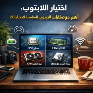 Illustration of اختيار اللابتوب: أهم مواصفات اللابتوب المناسبة لاحتياجاتك