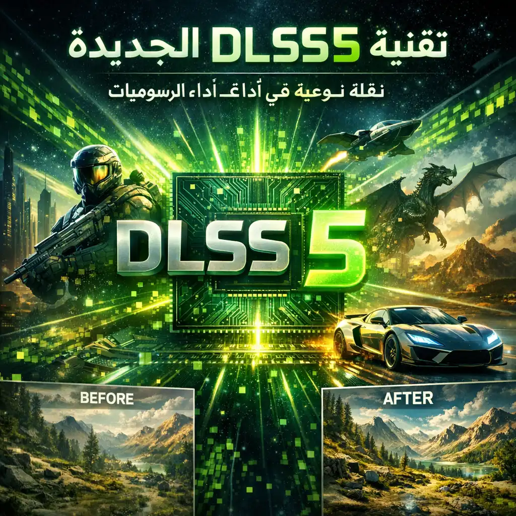 إعلان لتقنية DLSS5 يعرض مقارنة قبل وبعد لتحسين جودة الرسوميات في الألع?