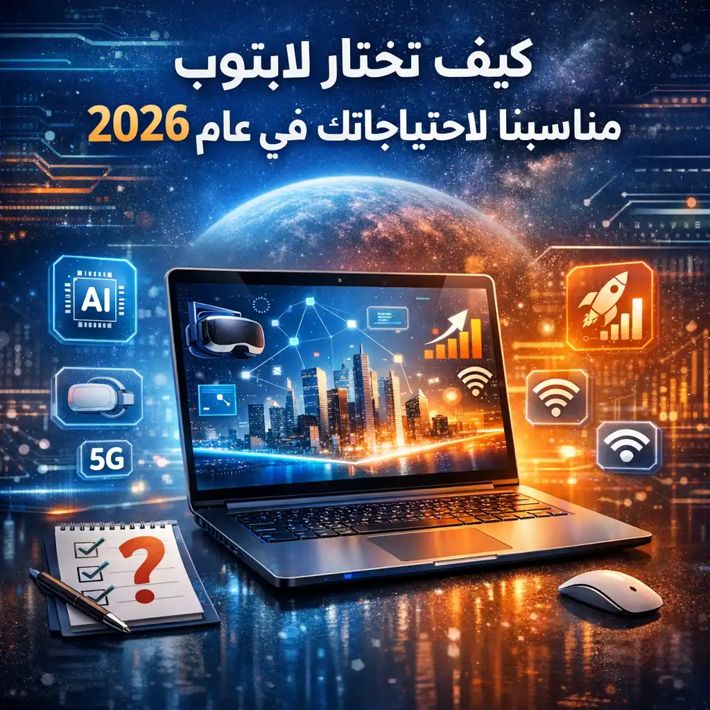 Illustration of كيف تختار لابتوب مناسبًا لاحتياجاتك في عام 2026؟